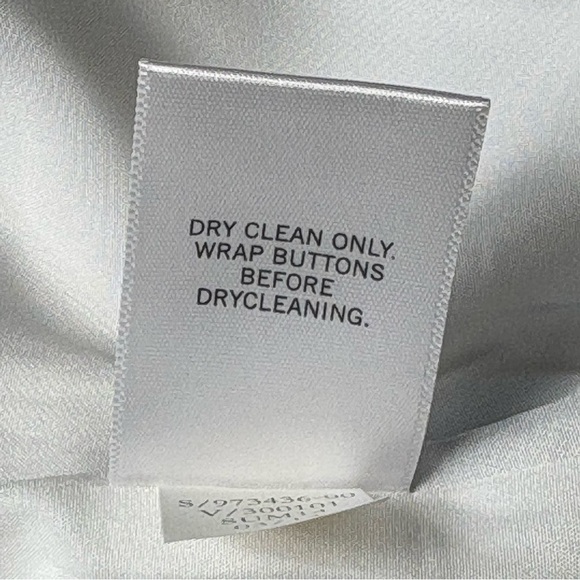 Banana Republic Striped Blazer Jacket Size 4 Midnight Navy White 3/4 Sleeves - Picture 12 of 12